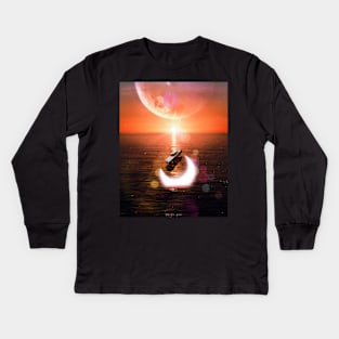 Sunset Vibes Kids Long Sleeve T-Shirt